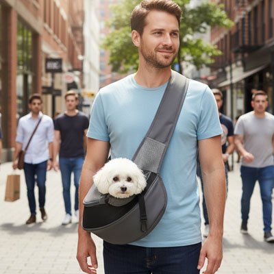 Sac de transport pour Chien | Promenade - Jamais sans mon chien