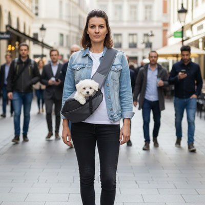 Sac de transport pour Chien | Promenade - Jamais sans mon chien